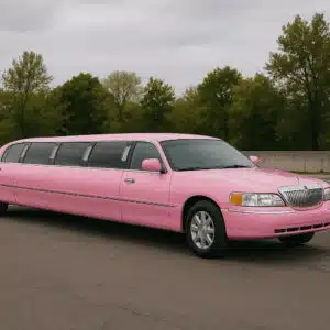 pink limo rental near me