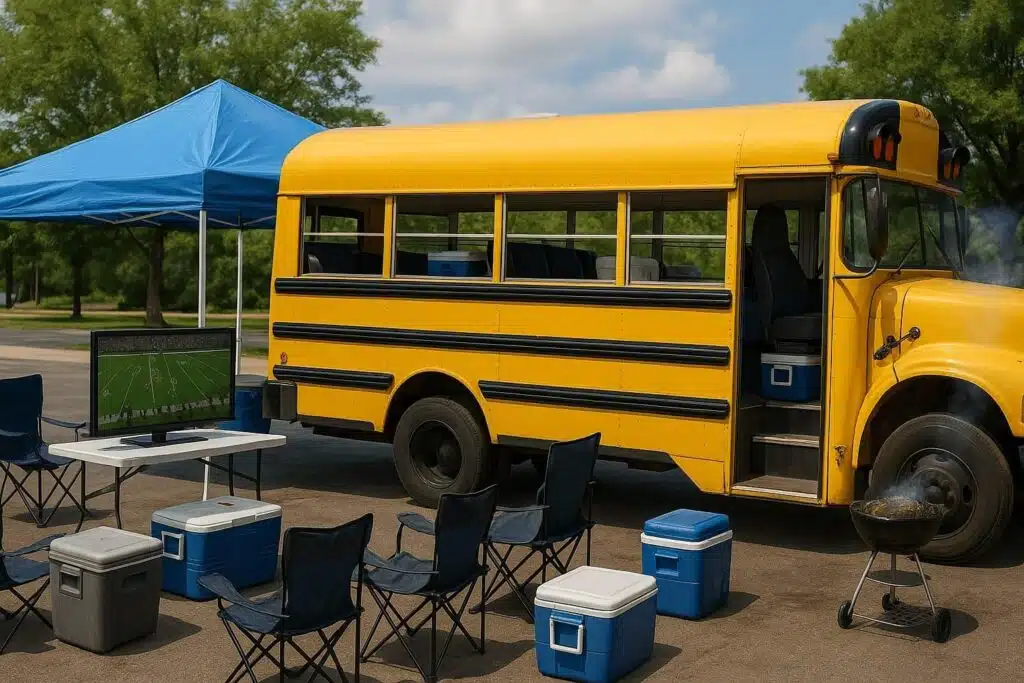 tailgate party bus