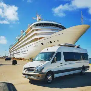 shuttle from austin to galveston cruise port