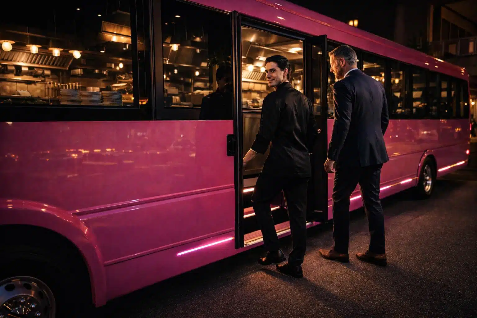 Pink Party Bus Rental Cedar Park TX