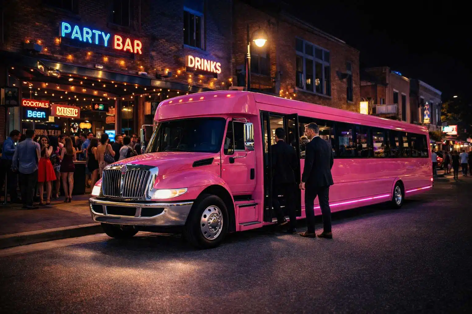 Pink Party Bus Service Georgetown TX