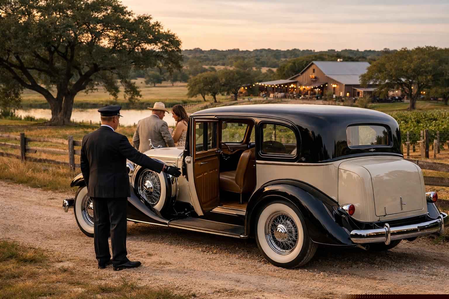 Antique Vehicle Rental with Driver Near Me Dripping Springs TX