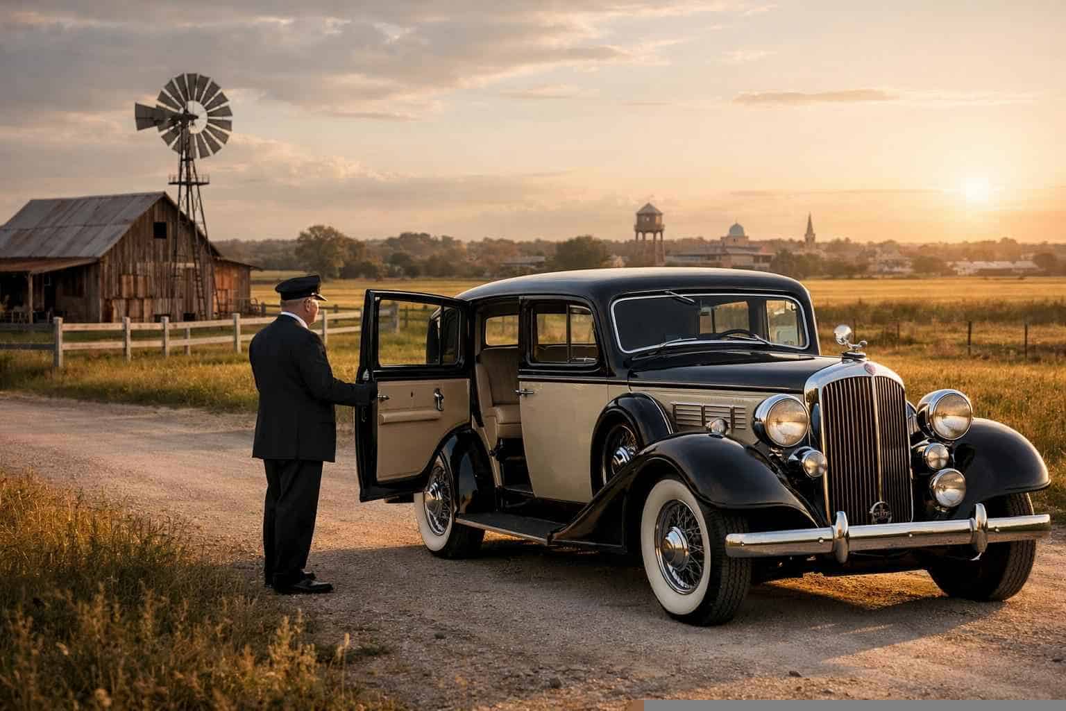 Antique Vehicle Rental with Driver Near Me Taylor TX