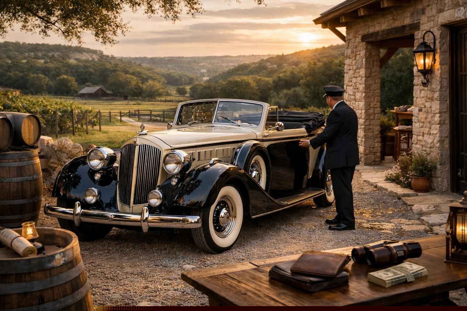 Antique Vehicle Rental with Driver Prices in Dripping Springs TX