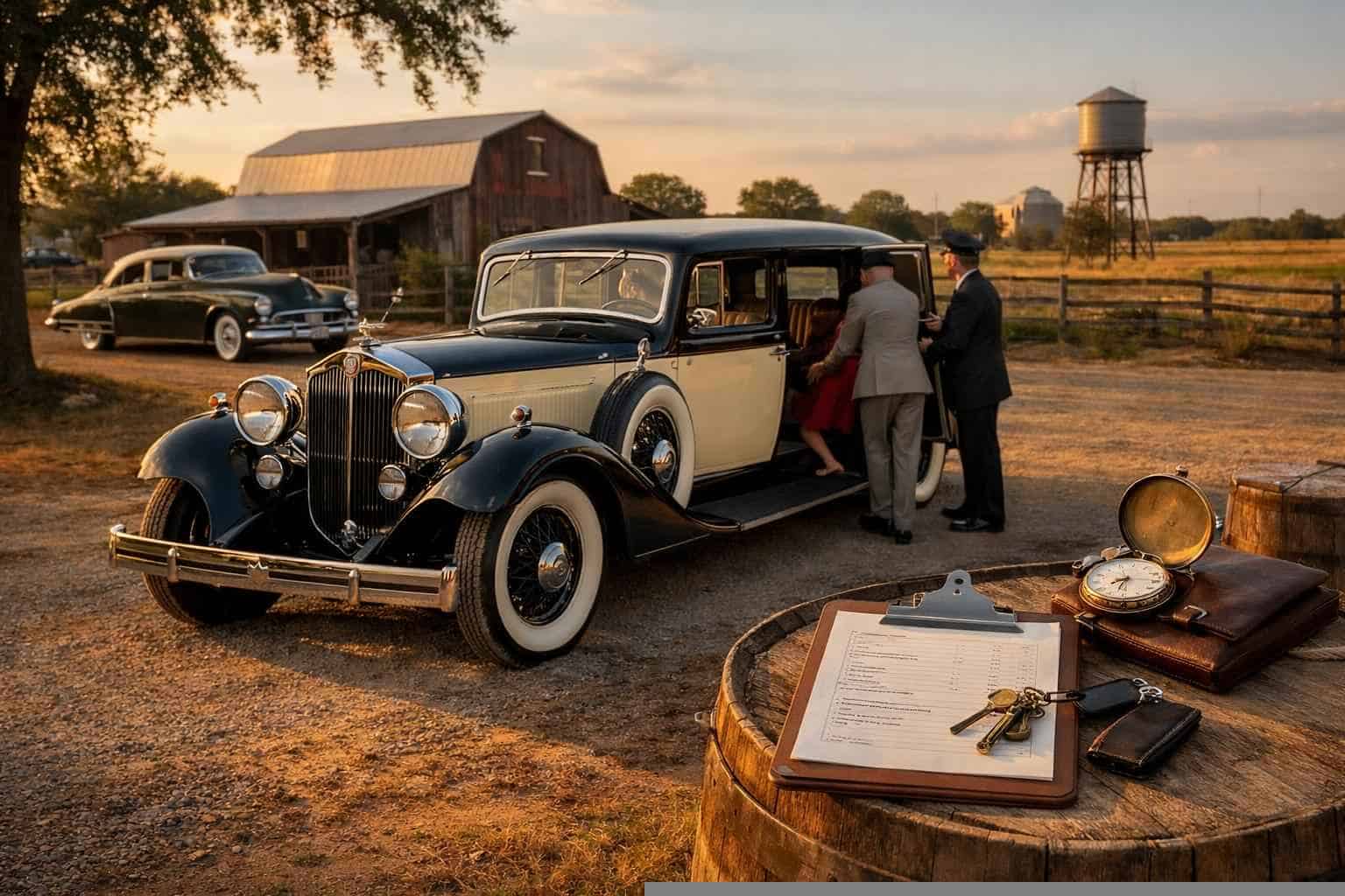 Antique Vehicle Rental with Driver Prices in Elgin TX