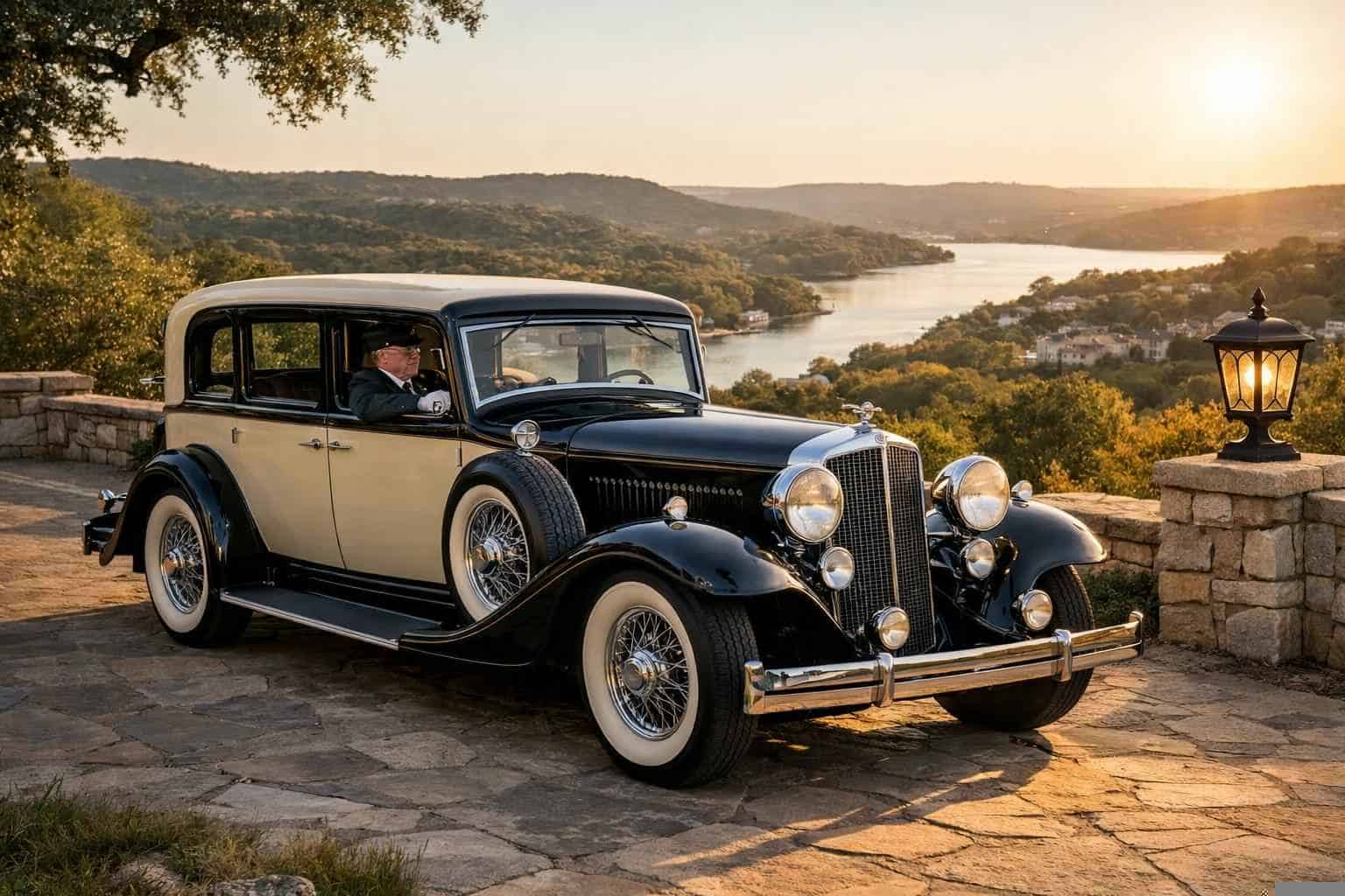 Antique Vehicle Rental with Driver Services in Bee Cave Texas