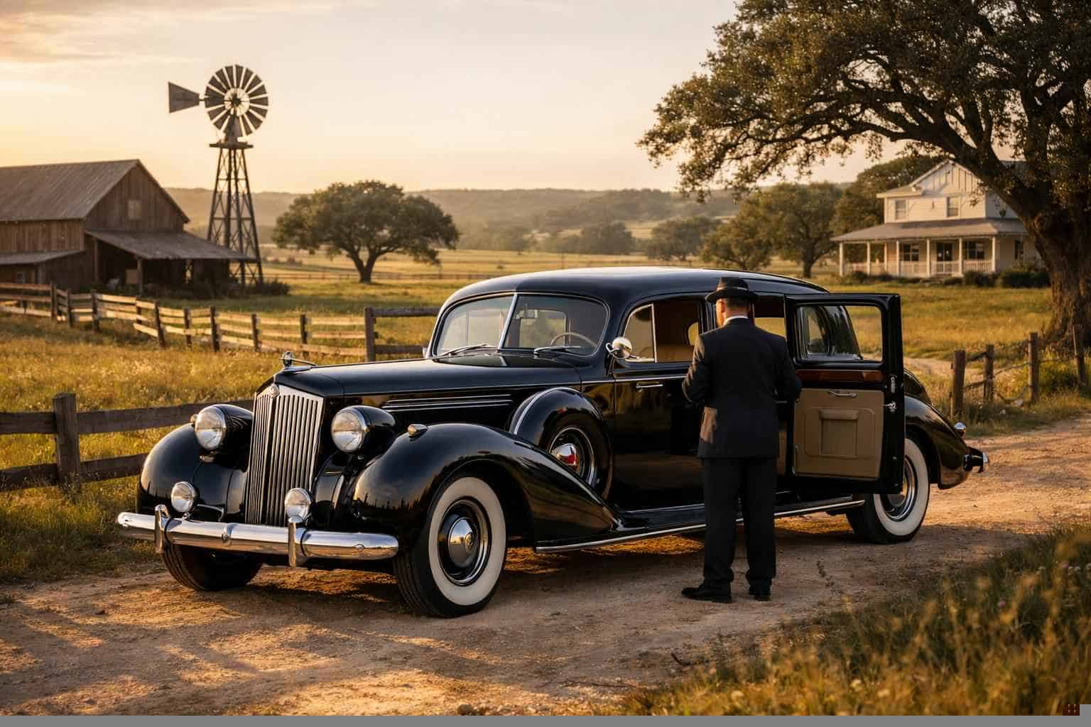 Antique Vehicle Rental with Driver Services in Liberty Hill Texas