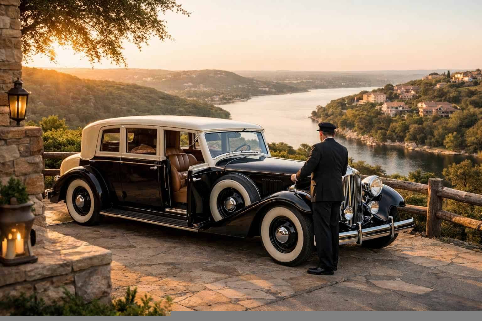 Antique Vehicle Service with Driver Bee Cave TX