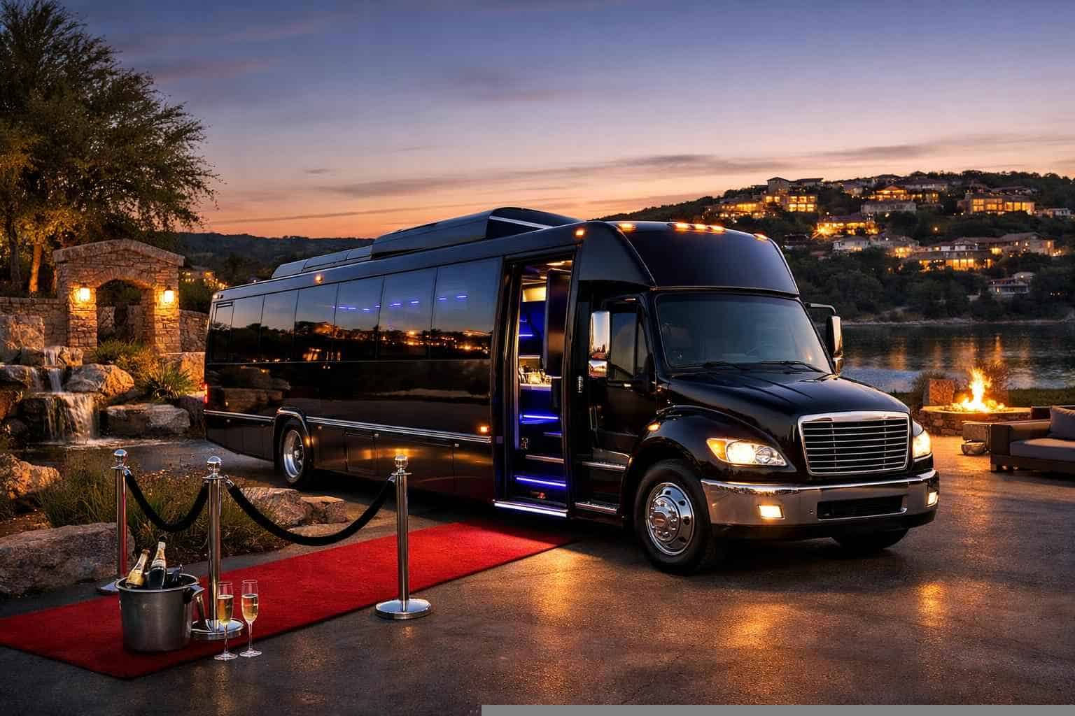 Black Party Bus Rental In Bee Cave Texas Bee Cave Texas Black Party Bus Rental