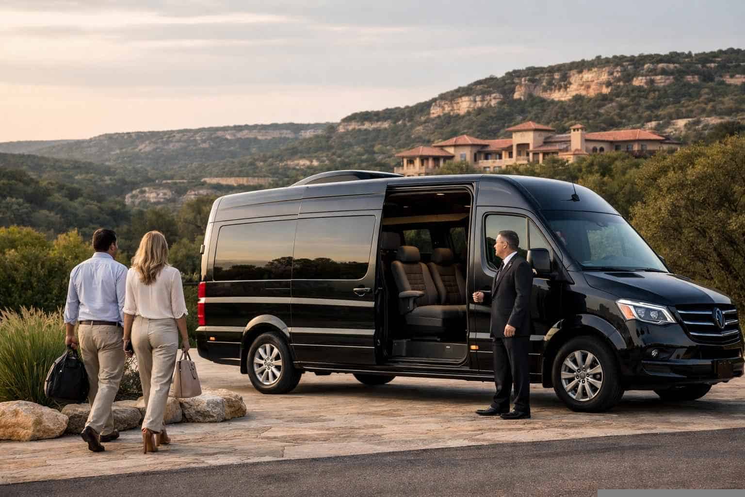 Bee Cave Texas Passenger Van with Driver