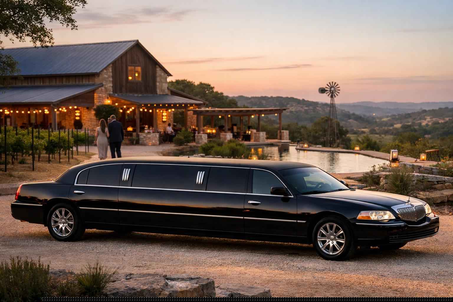 Best Black Limo Rental in Dripping Springs Texas