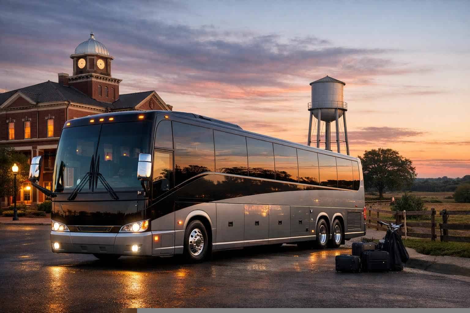 Best Charter Bus Rental in Elgin Texas