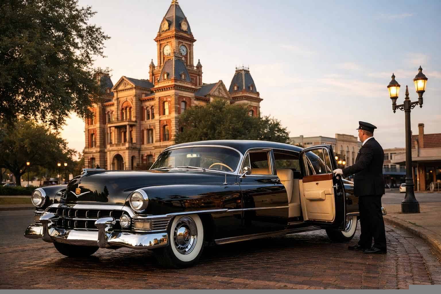 Best Classic Car Chauffeur Service in Lockhart Texas