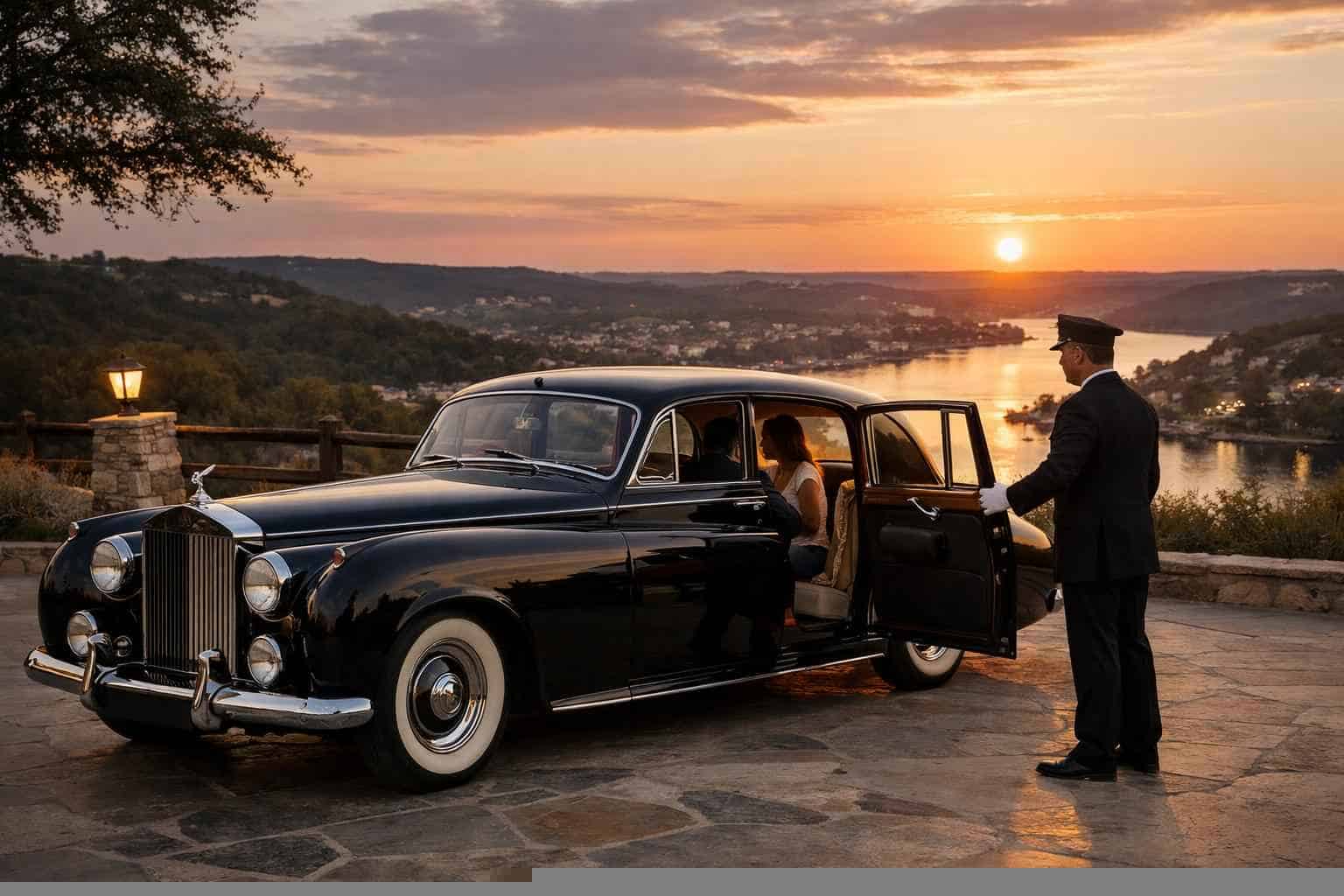 Best Classic Car Chauffeur Service in Sunset Valley Texas