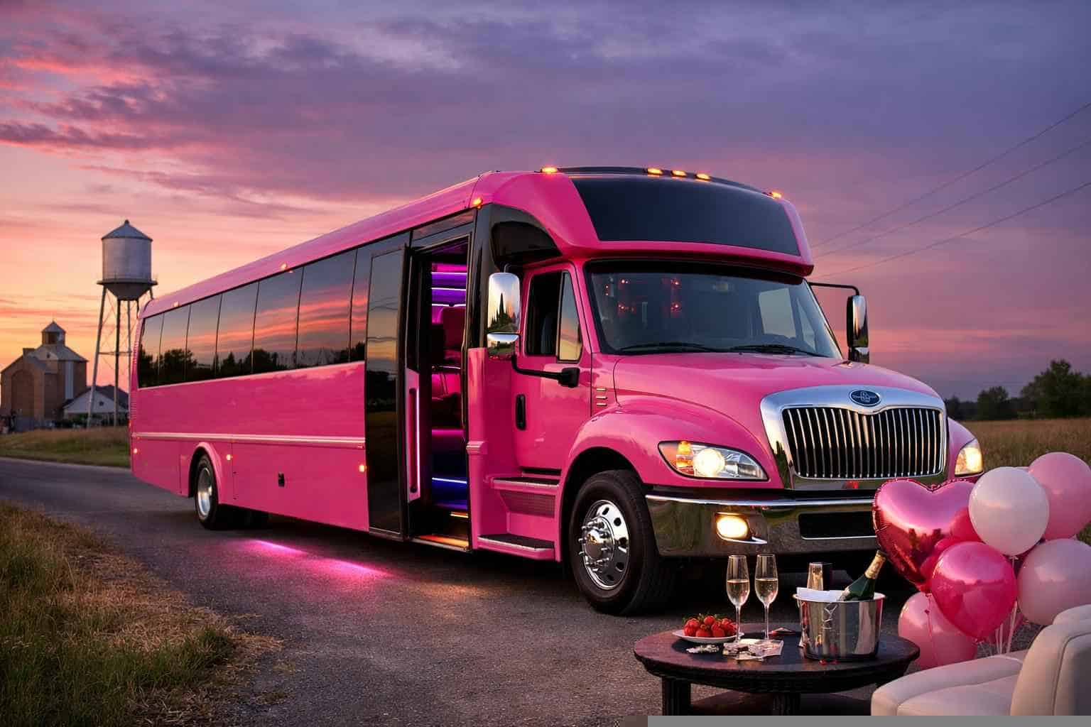 Pink Party Bus Rental In Taylor Texas Best Pink Party Bus Rental in Taylor Texas
