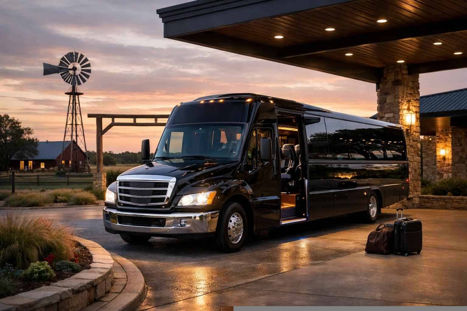 Best Shuttle Bus Rental in Elgin Texas