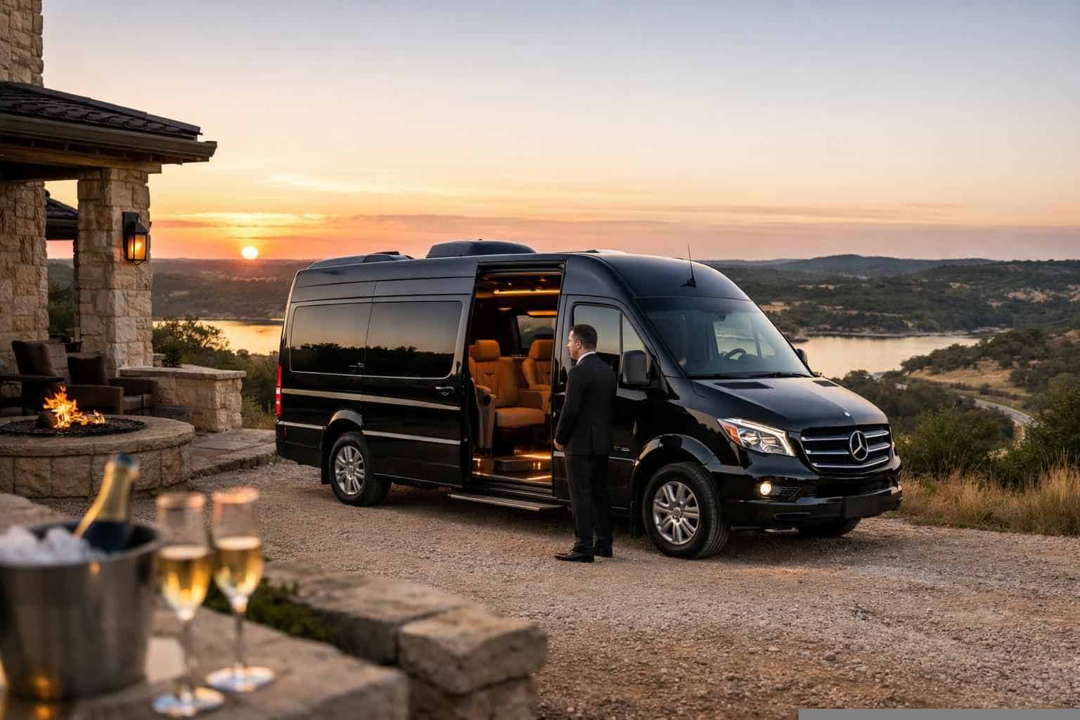 Best Sprinter Van Rental with Driver in Liberty Hill Texas