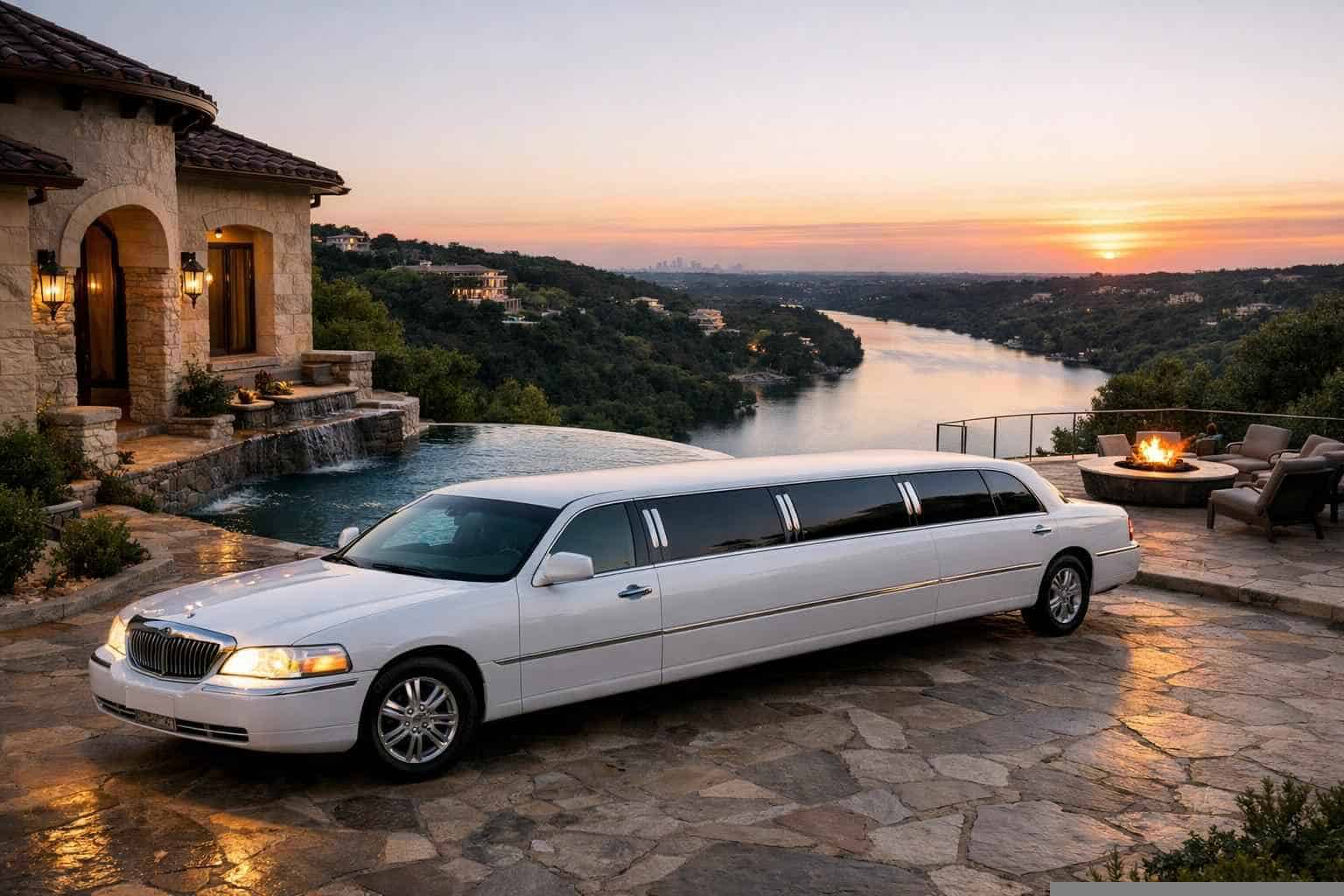 Best White Limo Rental in West Lake Hills Texas