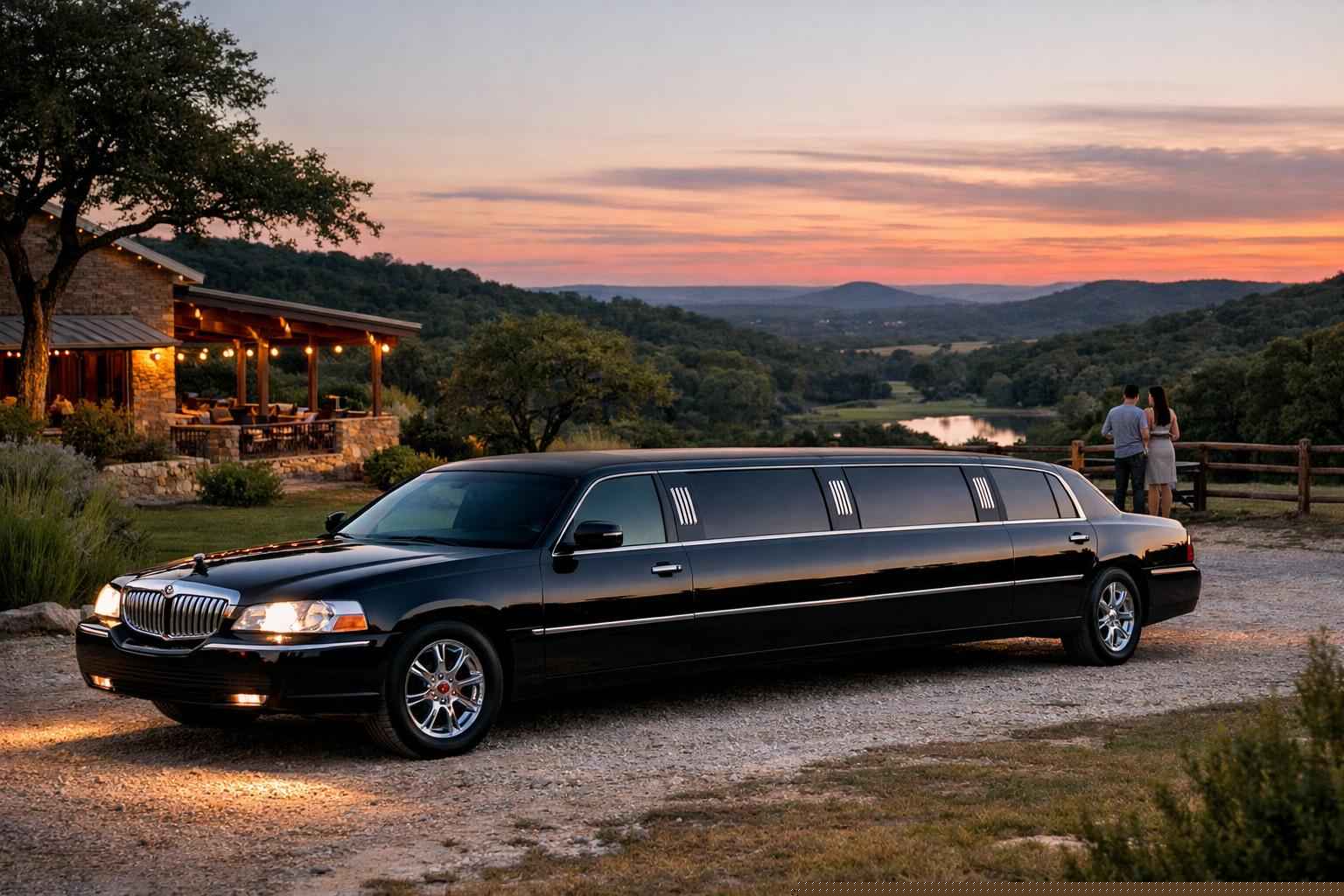 Black Limo Rental Near Me Dripping Springs TX