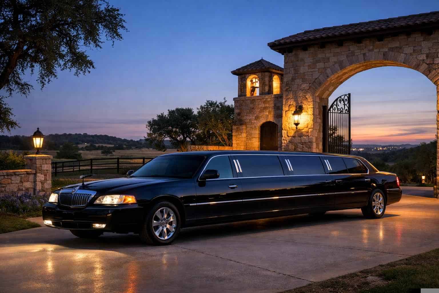 Black Limo Rental Near Me Liberty Hill TX