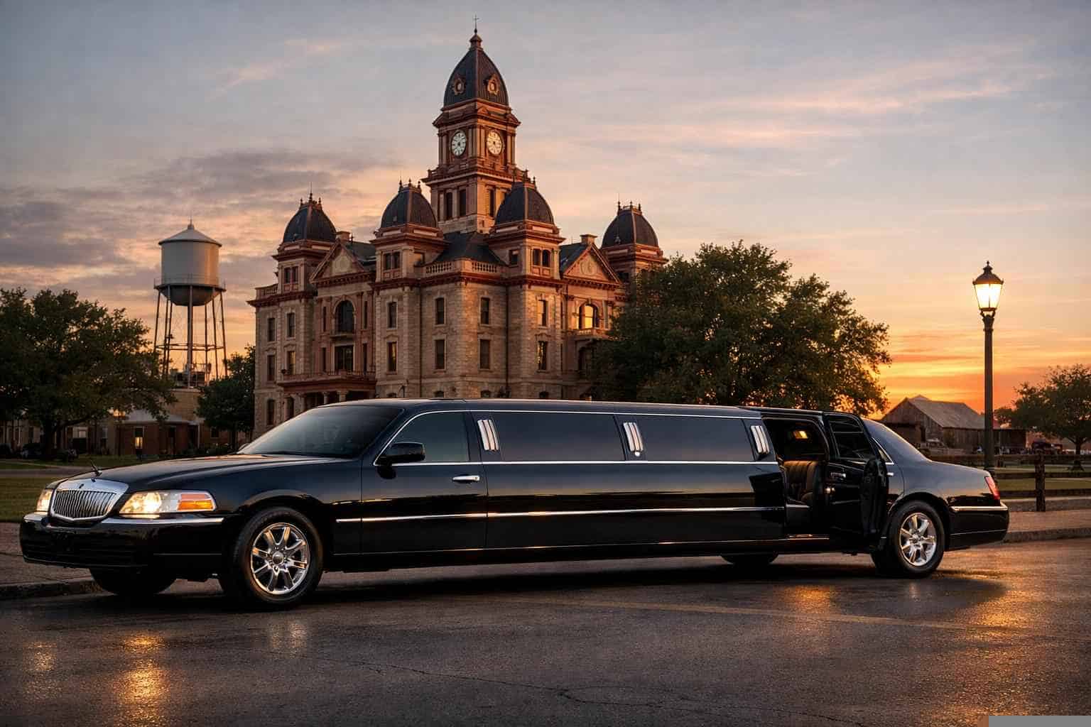 Black Limo Rental Near Me Lockhart TX
