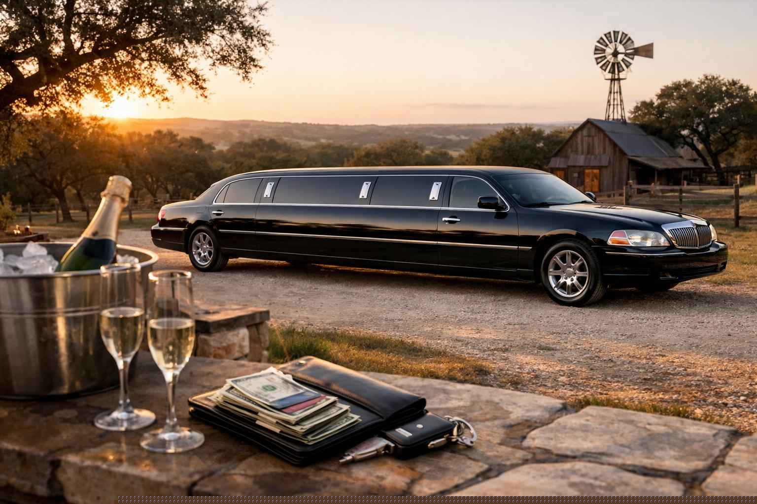 Black Limo Rental Prices in Dripping Springs TX