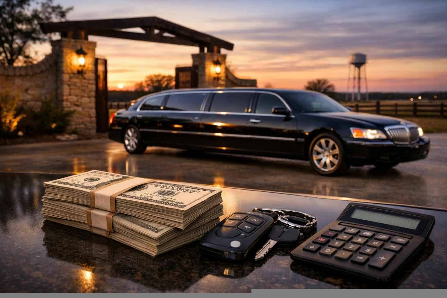 Black Limo Rental Prices in Elgin TX