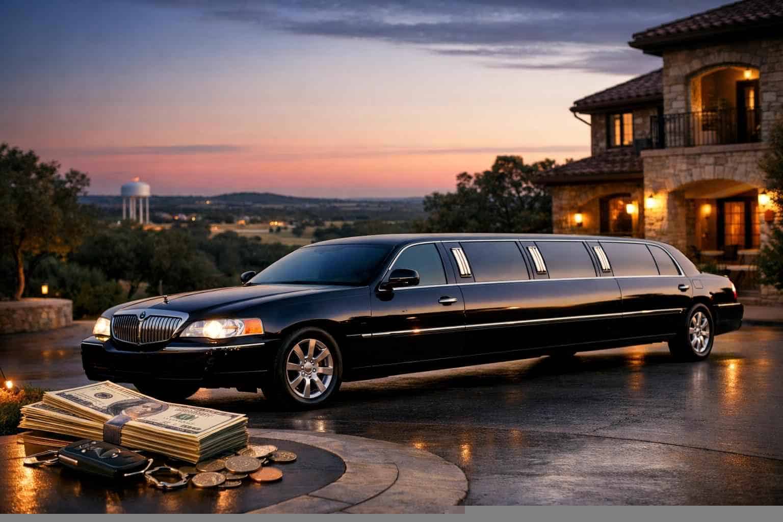 Black Limo Rental Prices in Liberty Hill TX