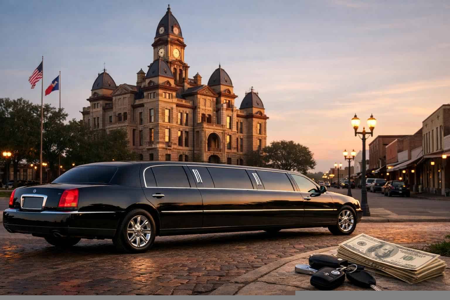 Black Limo Rental Prices in Lockhart TX