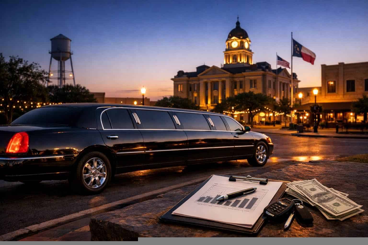 Black Limo Rental Prices in Taylor TX