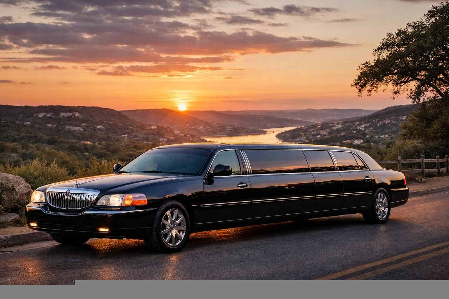 Black Limo Rental Sunset Valley TX