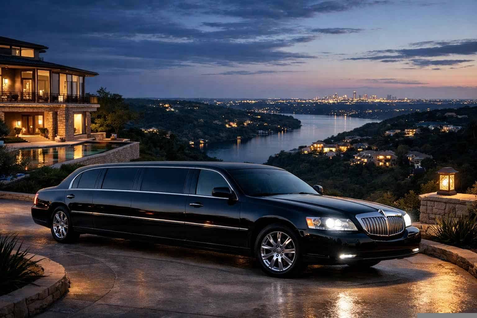 Black Limo Rental In West Lake Hills Texas Black Limo Service West Lake Hills TX