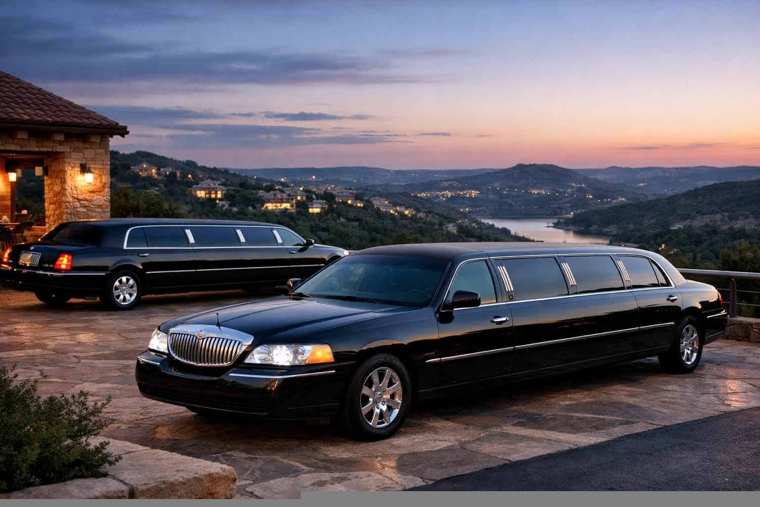 Black Limousines in Bee Cave Texas