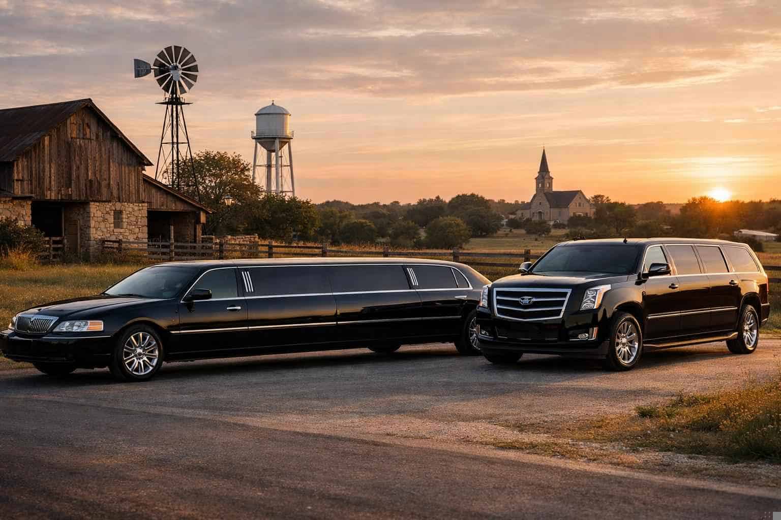 Black Limousines in Liberty Hill Texas