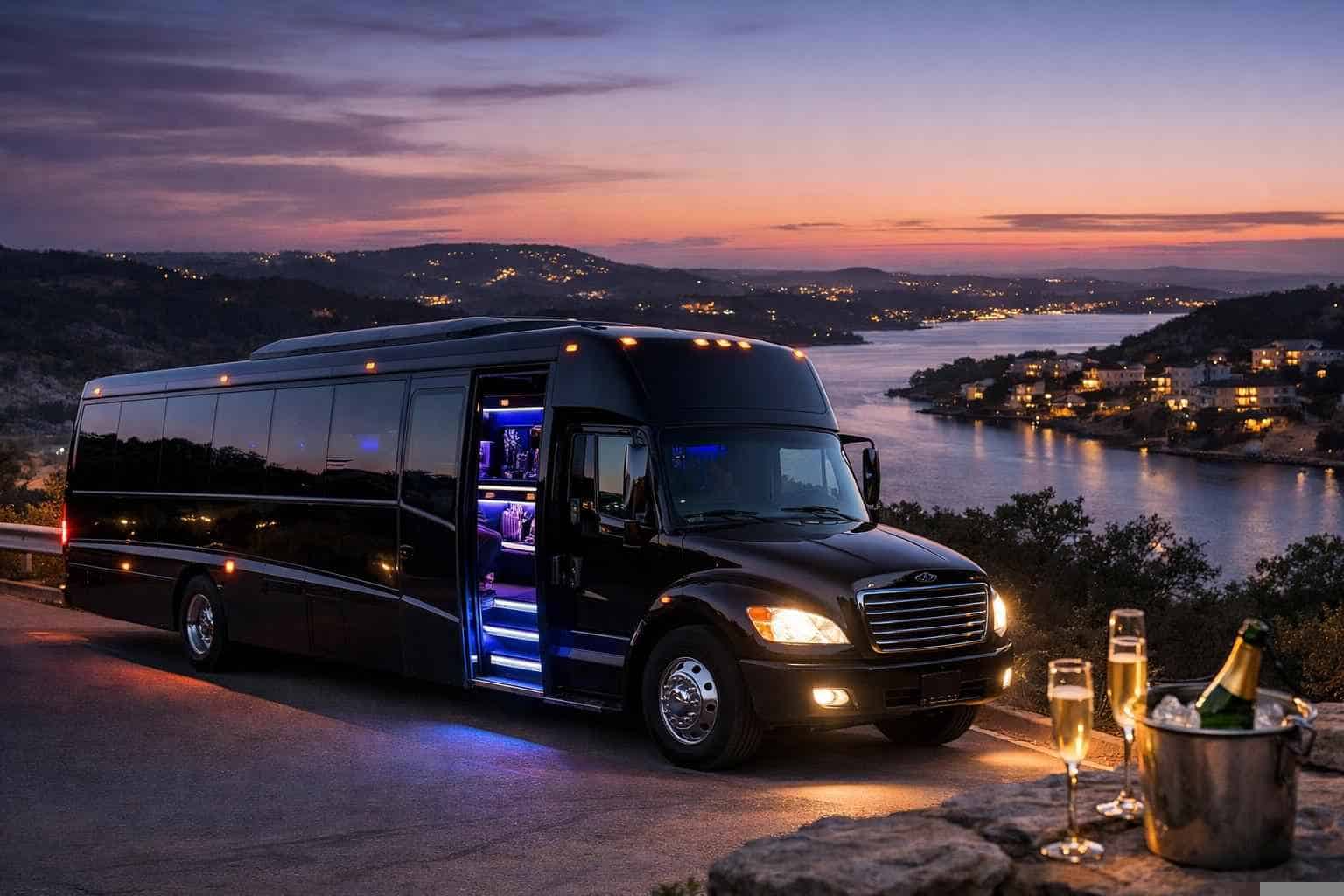 Black Party Bus Rental In Bee Cave Texas Black Party Bus Rental Bee Cave TX