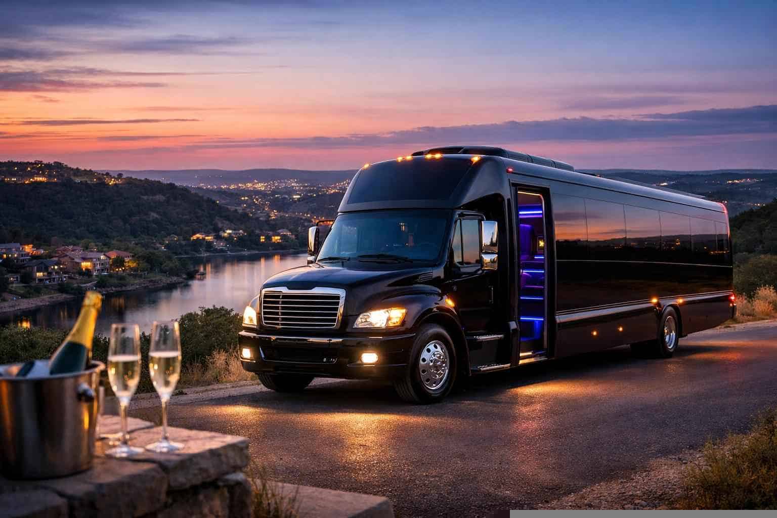 Black Party Bus Rental In Bee Cave Texas Black Party Bus Rental Services In Bee Cave Texas