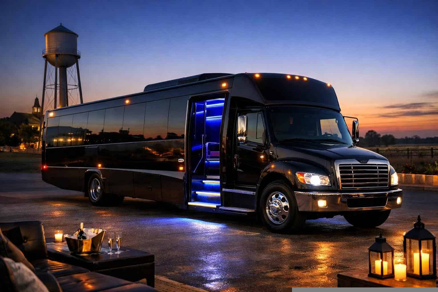 Black Party Bus Rental In Taylor Texas Black Party Bus Rental Taylor TX