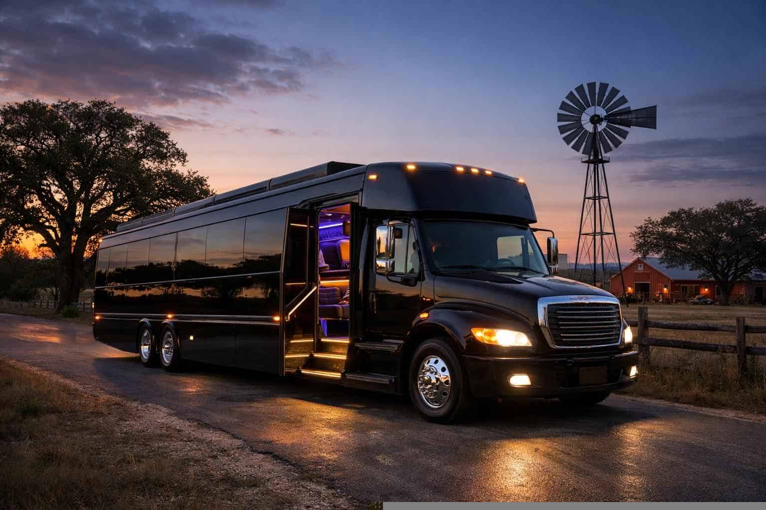 Black Party Bus Service Liberty Hill TX