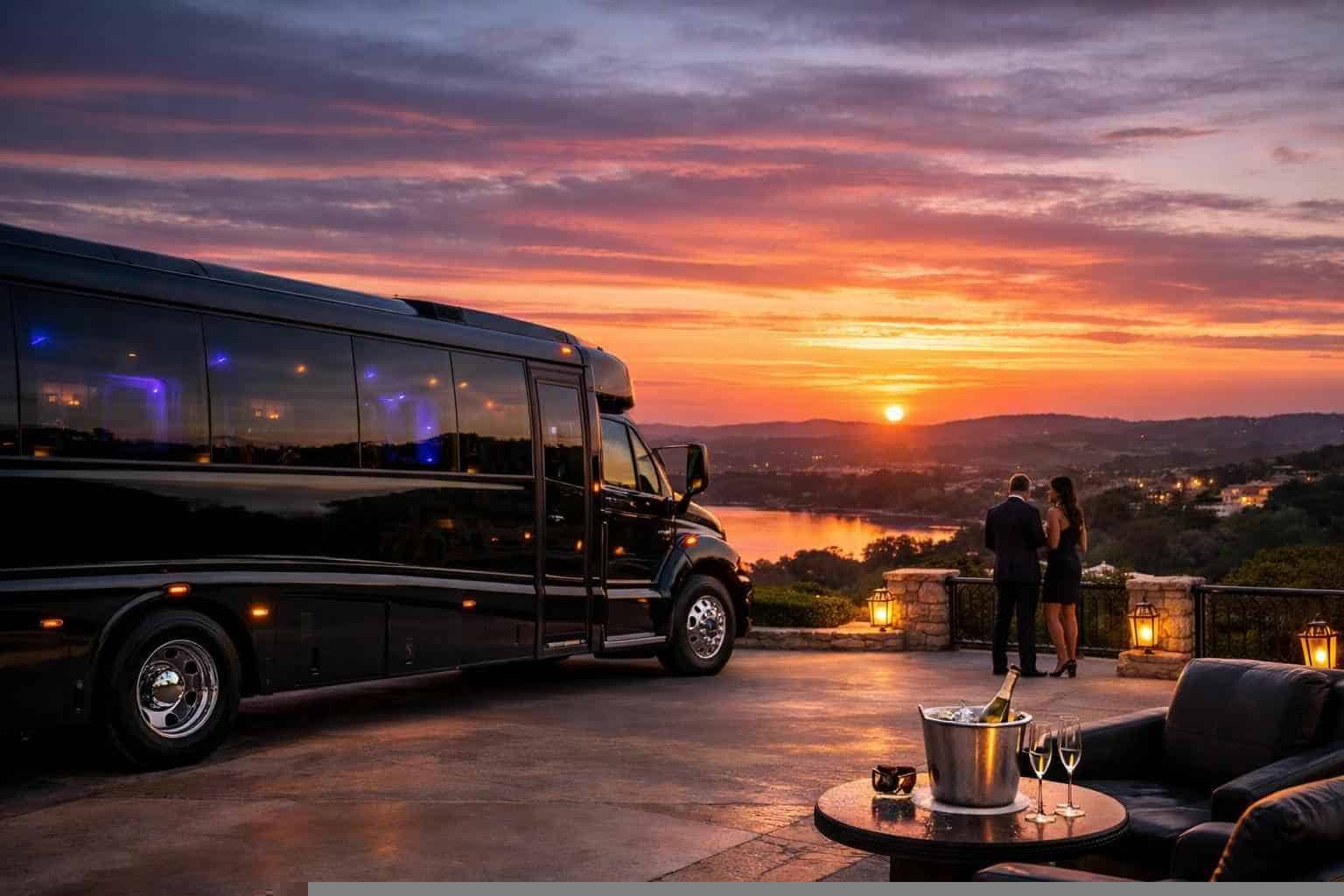 Black Party Bus Service Sunset Valley TX