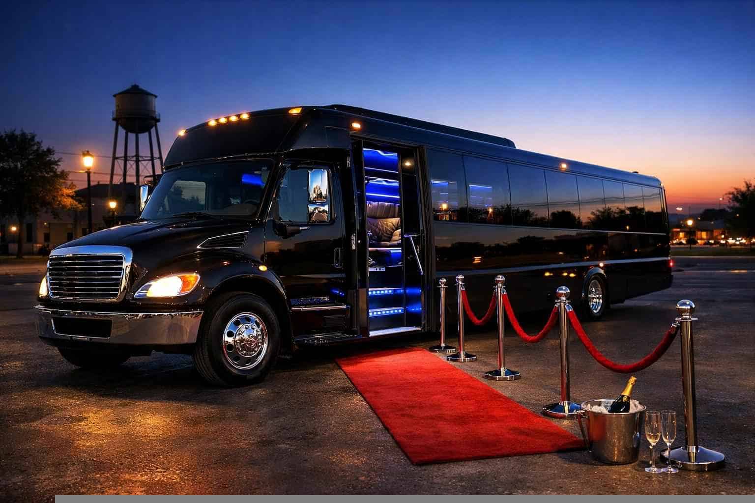 Black Party Bus Rental In Taylor Texas Black Party Bus Service Taylor TX