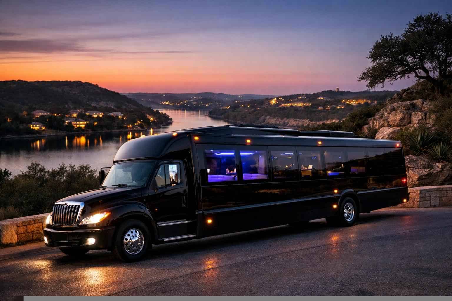 Black Party Bus Rental In Bee Cave Texas Black Party Buses In Bee Cave Texas