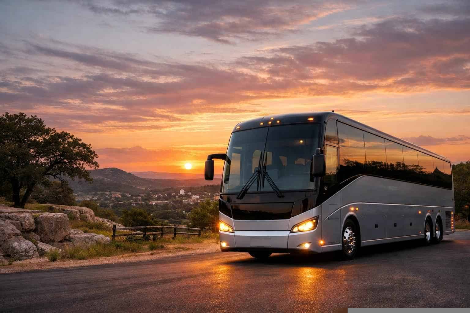 Charter Bus Rental Near Me Sunset Valley TX