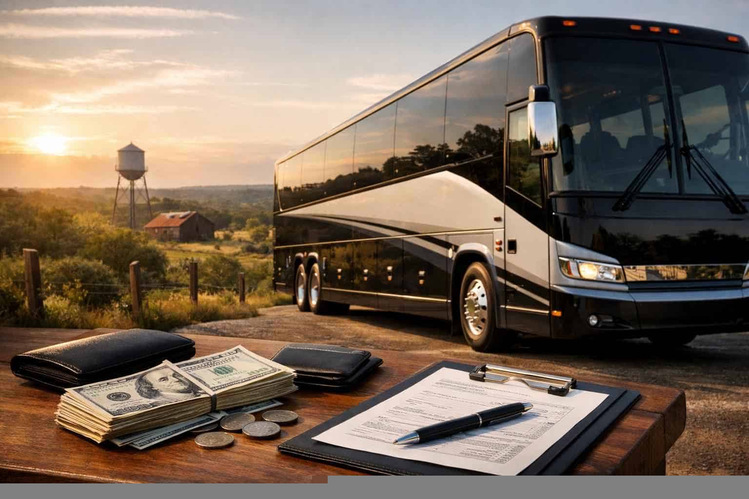 Charter Bus Rental Prices in Liberty Hill TX