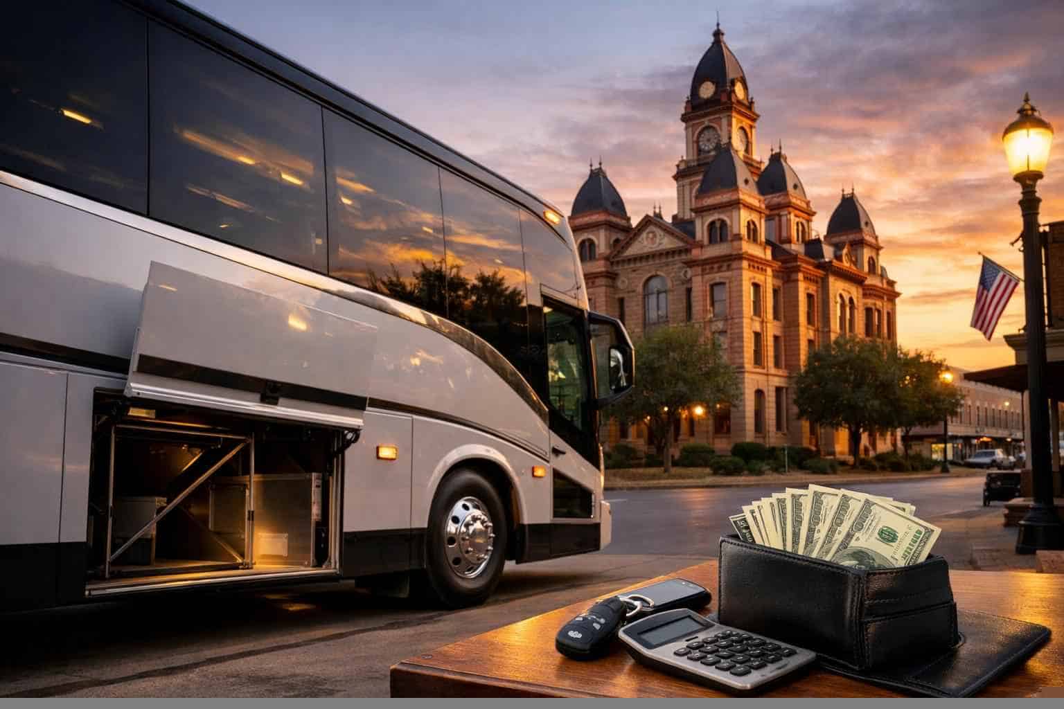Charter Bus Rental Prices in Lockhart TX