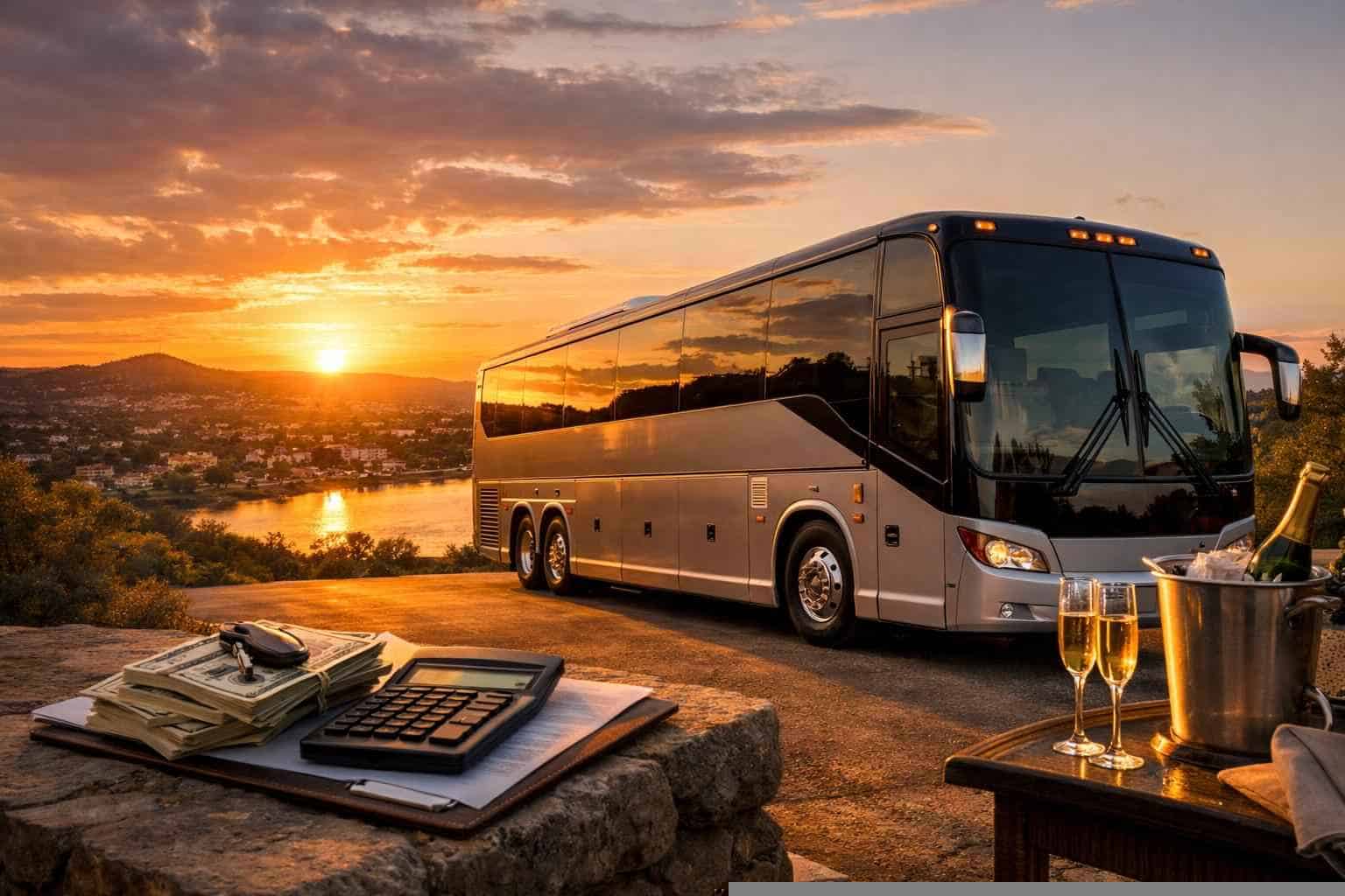 Charter Bus Rental Prices in Sunset Valley TX