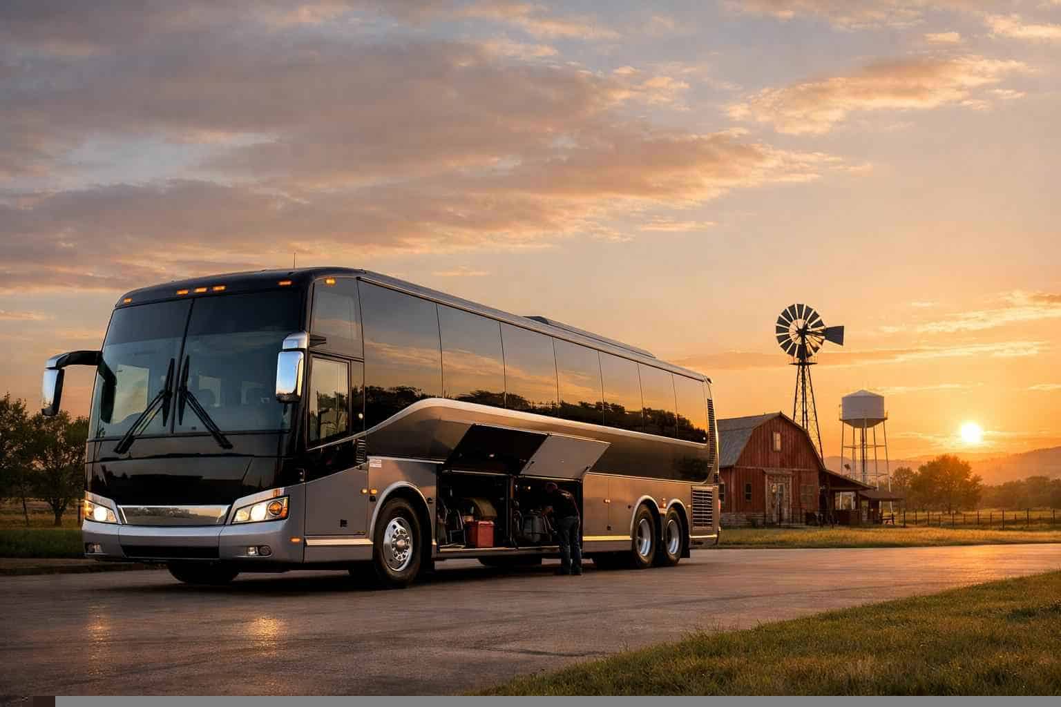 Charter Bus Rental Services In Elgin Texas