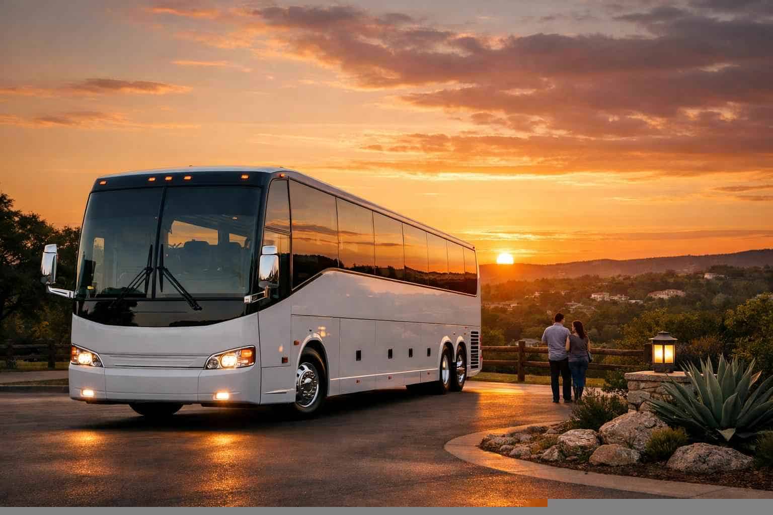 Charter Bus Rental Services in Sunset Valley Texas