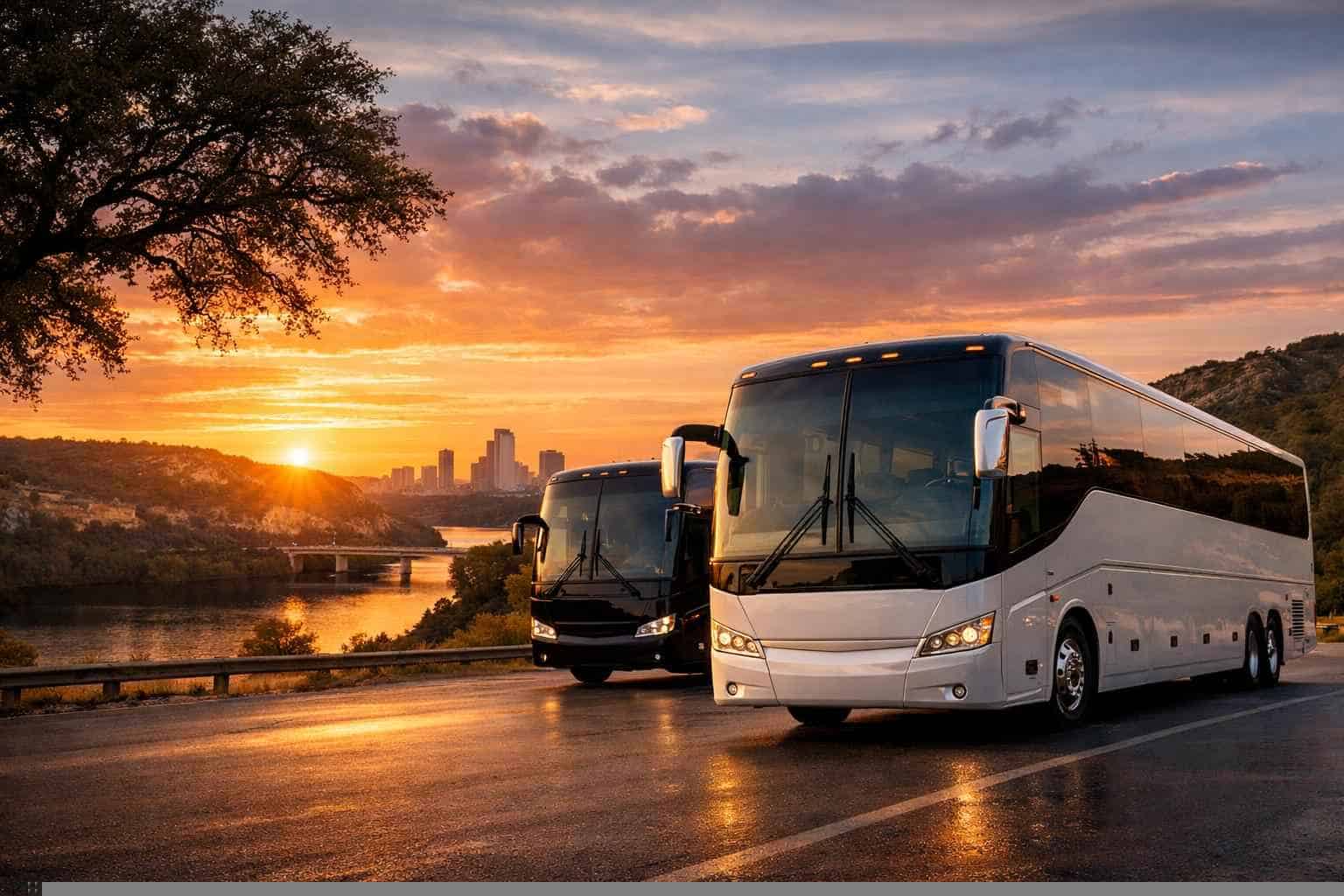 Charter Buses in Sunset Valley Texas