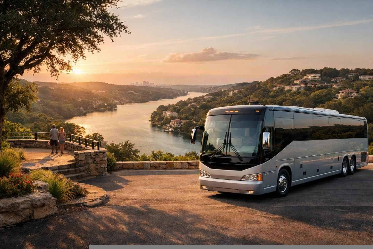 Charter Buses in West Lake Hills Texas