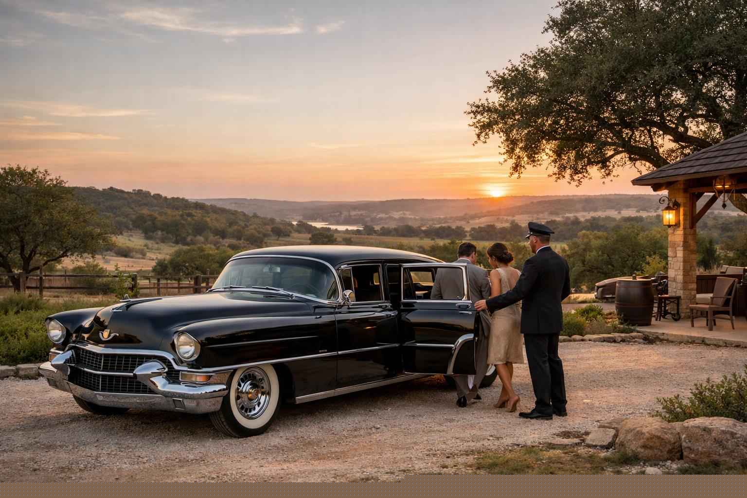 Classic Car Chauffeur Service In Dripping Springs Texas Classic Car Chauffeur Service Dripping Springs TX